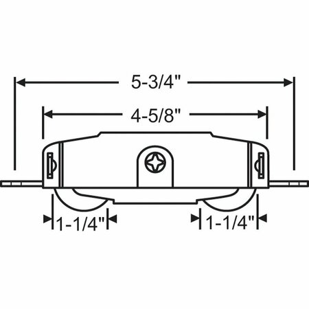 STRYBUC Patio Door Roller Tandem 9-239